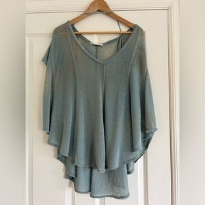 Blue Free People Top